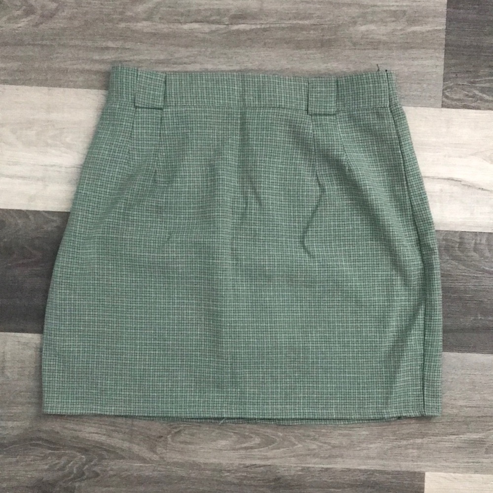 Green sauge skirt